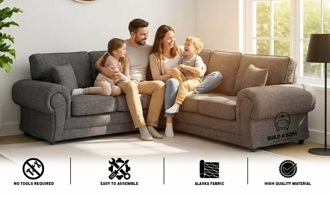 Wilcot Fabric L Shape Sofa extra image 4