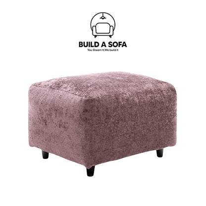 Alaska Fabric Footstool