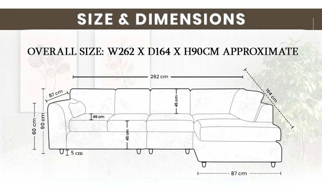 Lisbon Full Back XL L Shape Sofa extra image 4