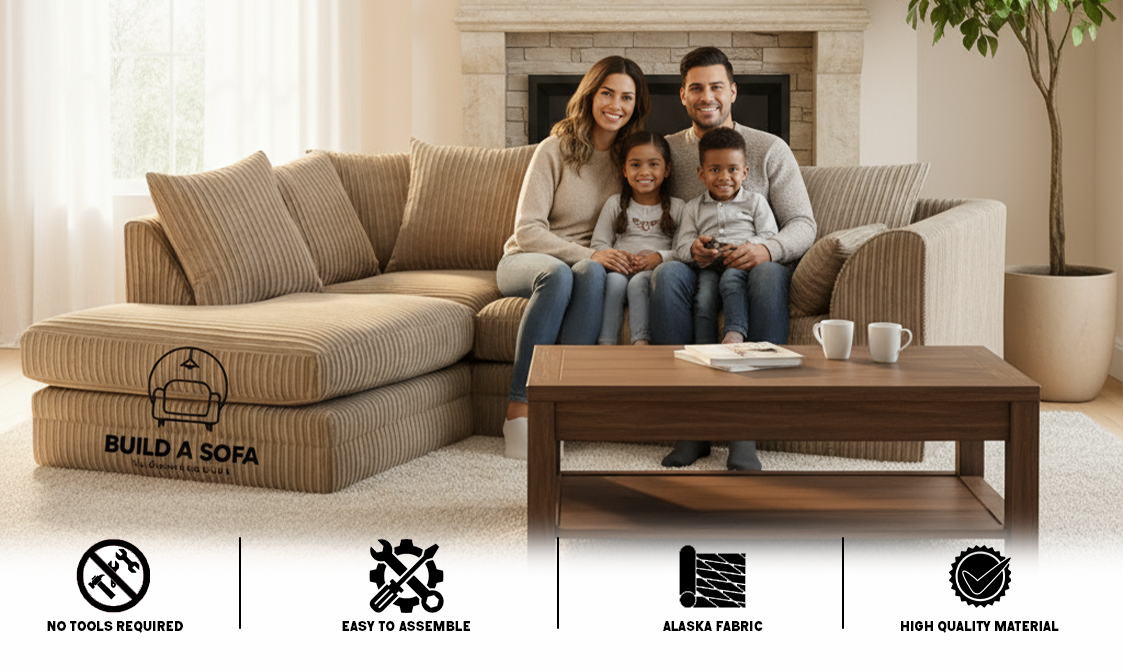 Jumbo Cord Fabric Corner Scatter Back Sofa extra image 5