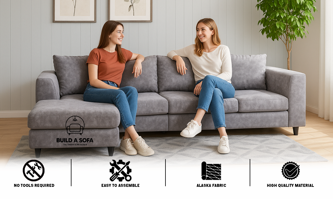 Alaska Full Back XL L Shape Sofa extra image 5