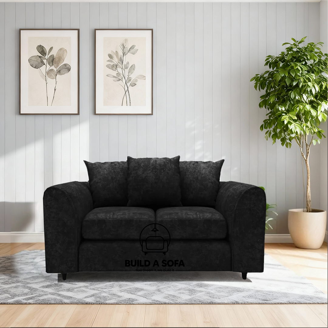 Alaska Fabric Scatter Back Sofa Set