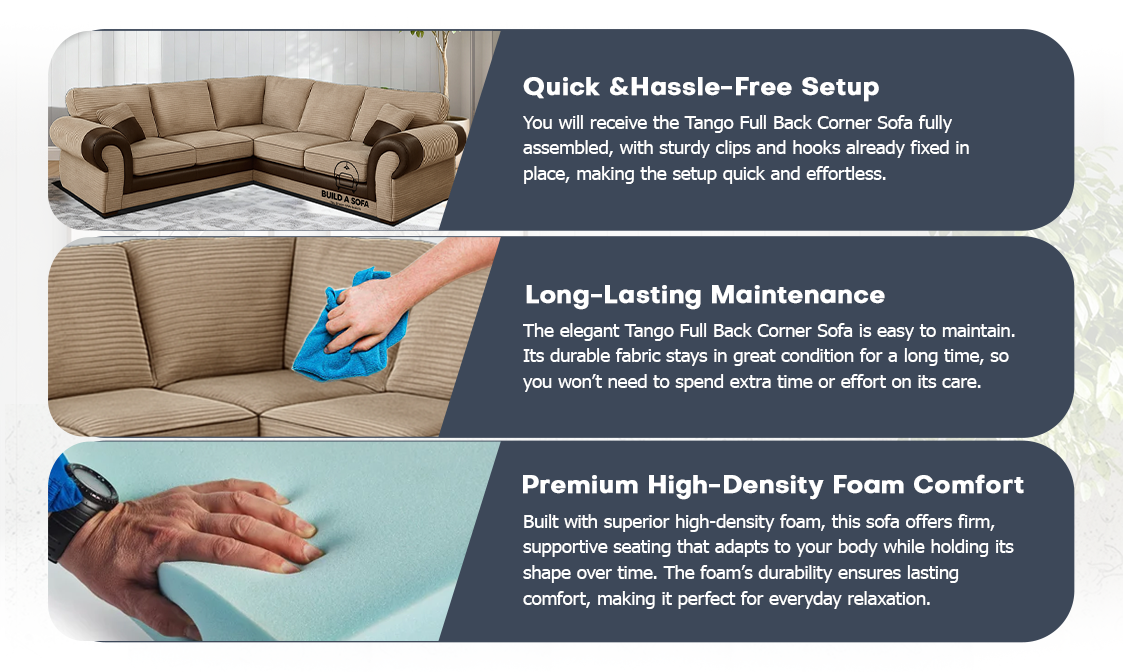 Tango Full Back Corner Sofa extra image 5