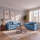 Alaska Fabric Scatter Back Sofa Set