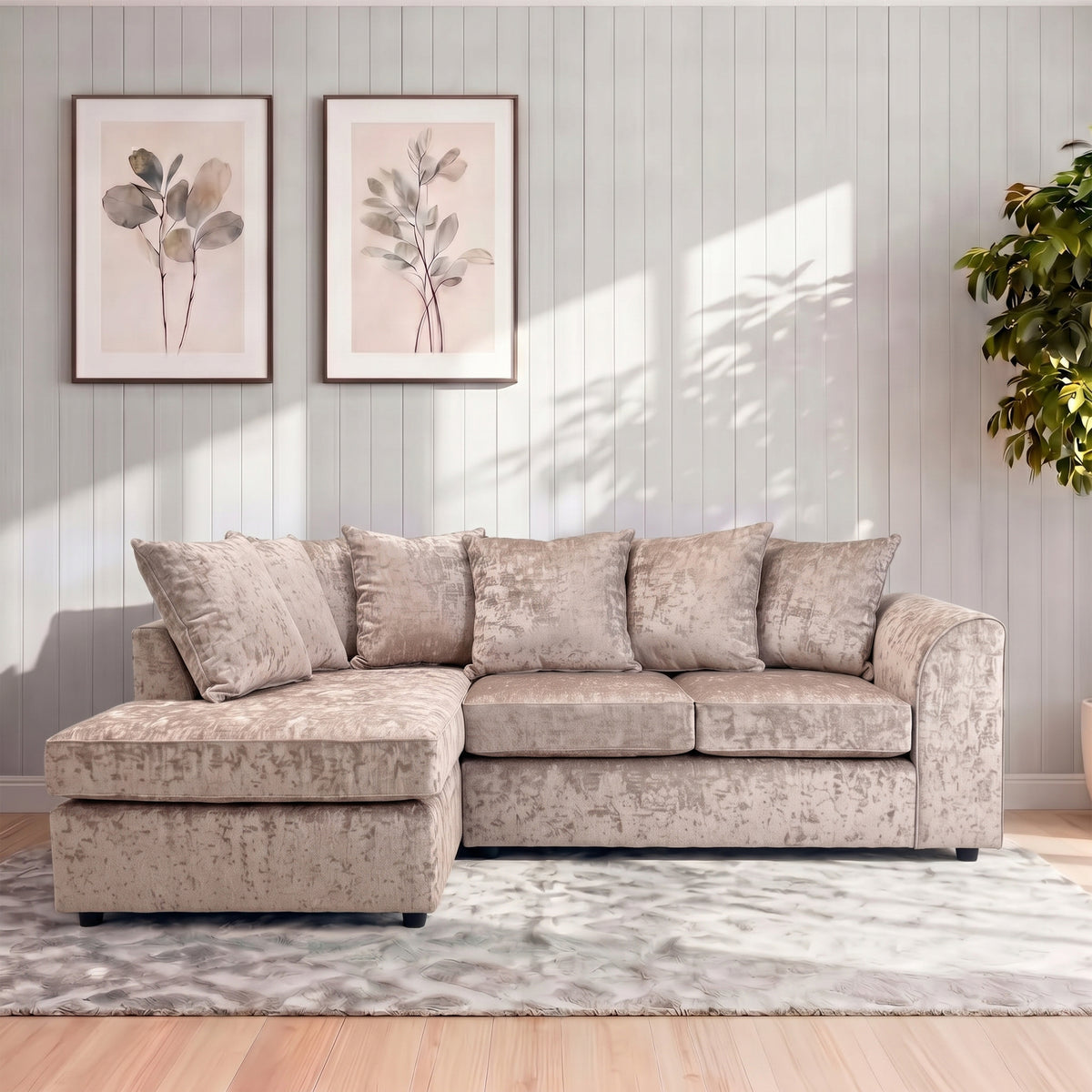 Alaska Scatter Back L Shape Sofa