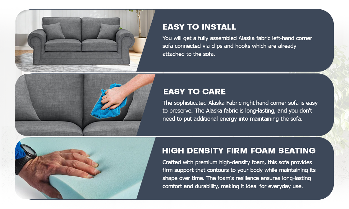 Wilcot Fabric Full Back Sofa Set extra image 5