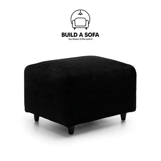 Alaska Fabric Footstool