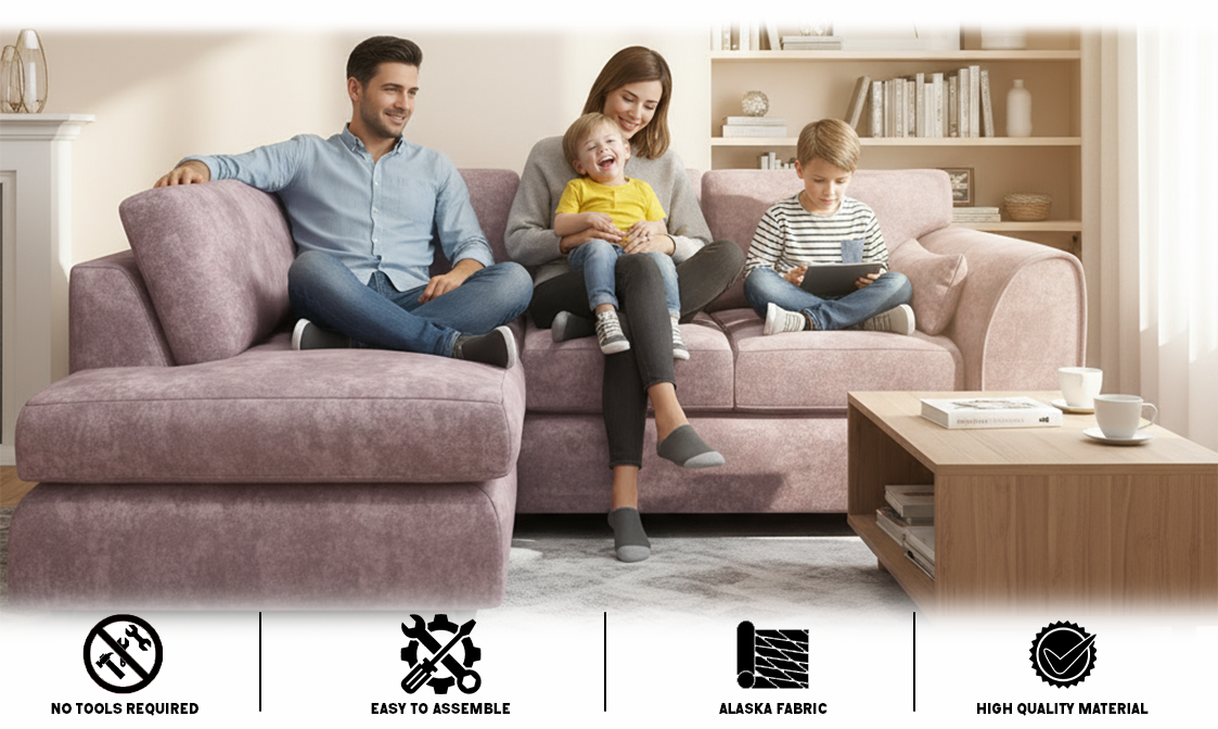 Alaska Full Back L Shape Sofa extra image 5