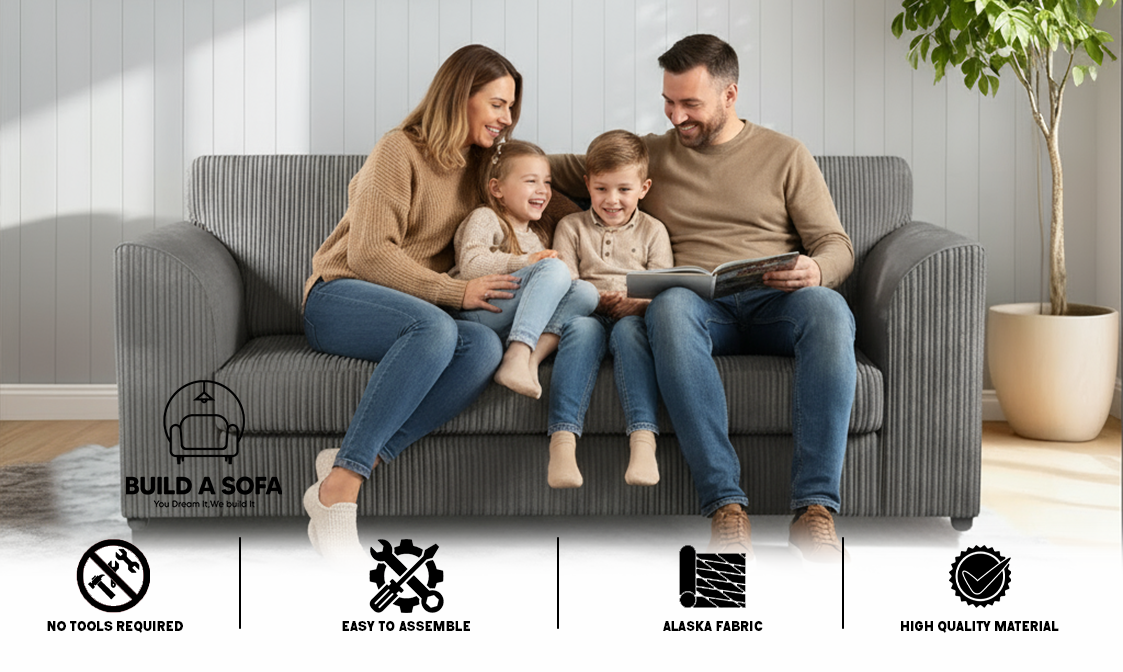 Jumbo Cord Full Back Sofa Set extra image 6