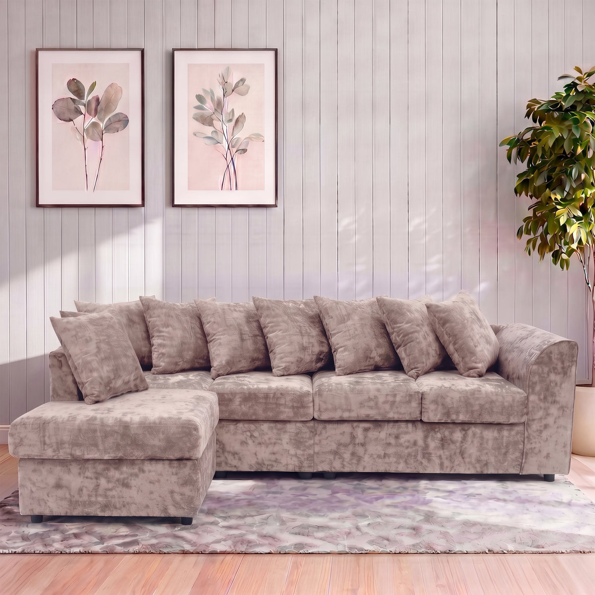 Alaska Scatter Back XL L Shape Sofa