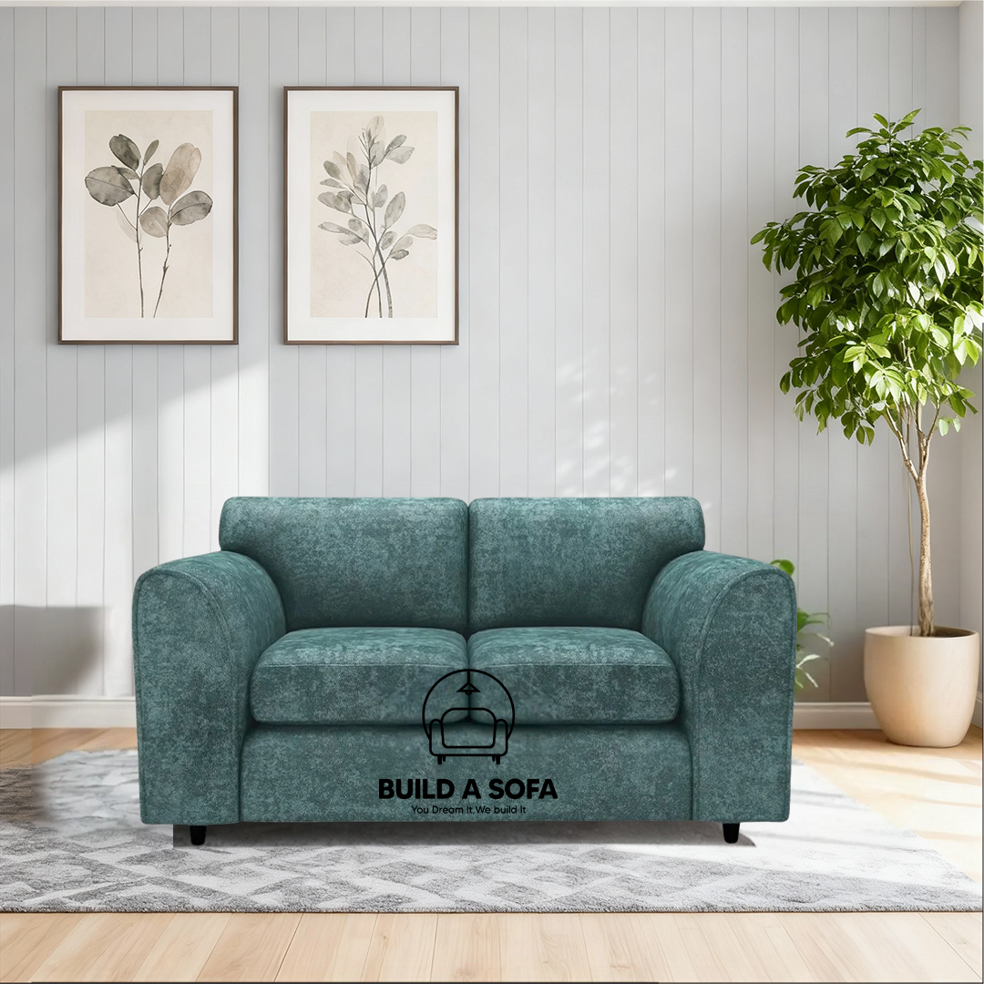 Alaska Fabric Full Back Sofa Set
