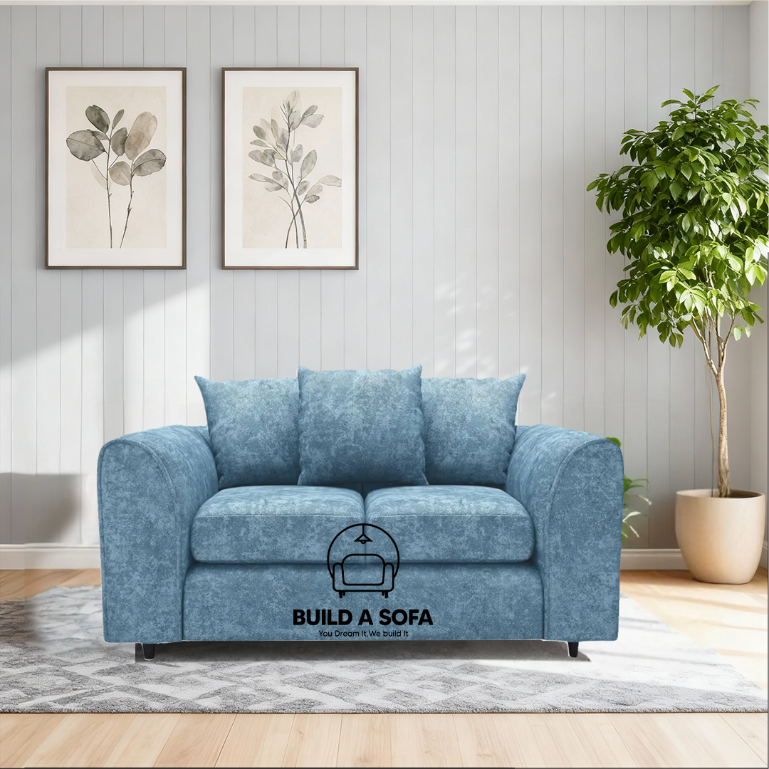 Alaska Fabric Scatter Back Sofa Set