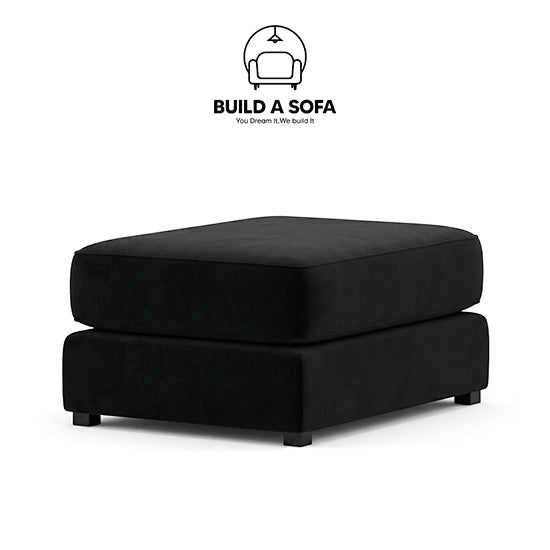 Plush Fabric Footstool