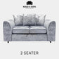 Crushed Velvet Scatter Back Sofa Set