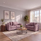 Alaska Fabric Scatter Back Sofa Set