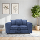Alaska Fabric Scatter Back Sofa Set