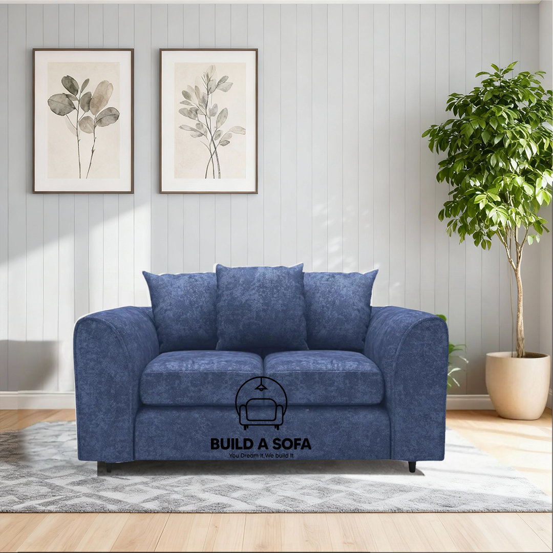 Alaska Fabric Scatter Back Sofa Set