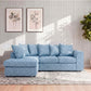 Alaska Scatter Back L Shape Sofa