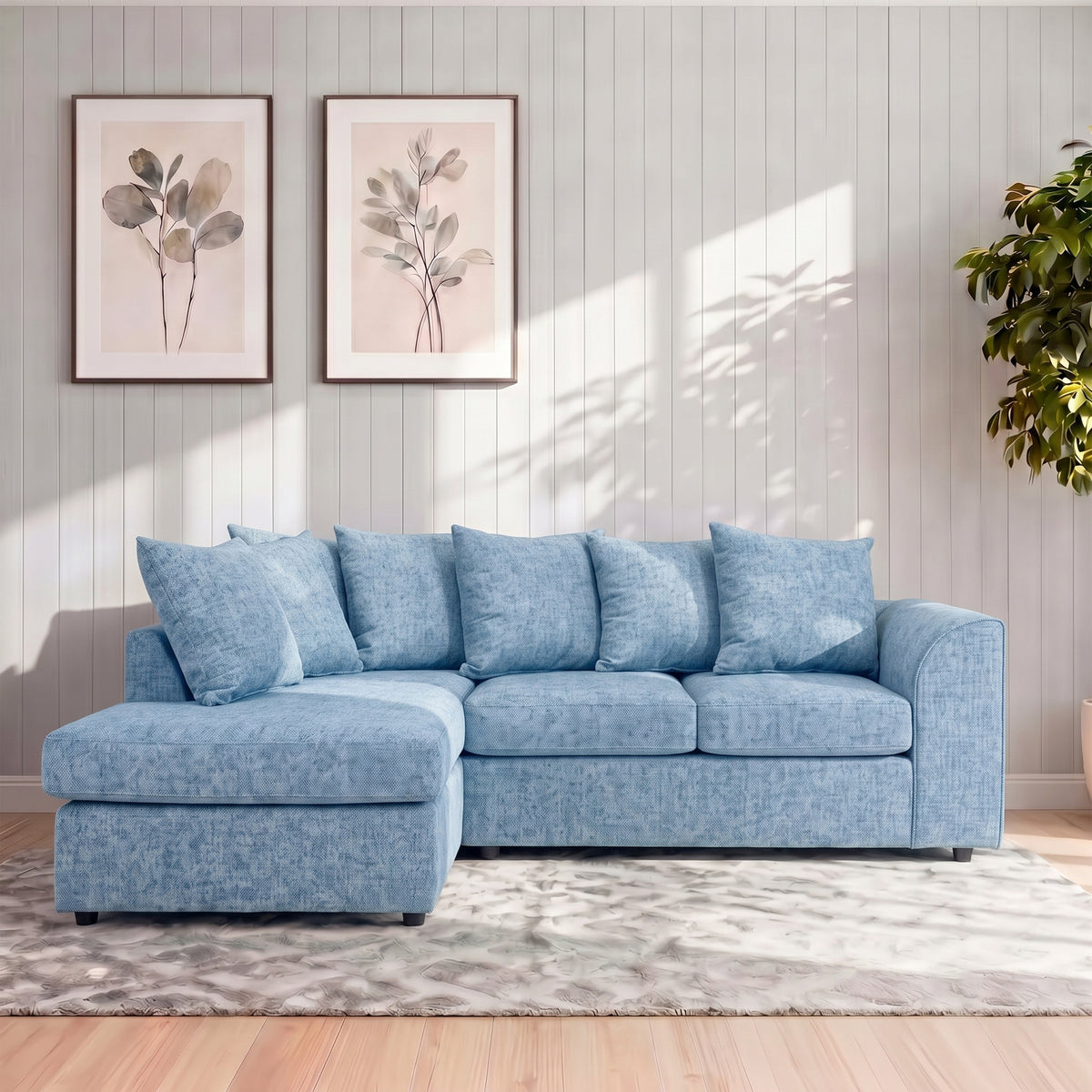 Alaska Scatter Back L Shape Sofa