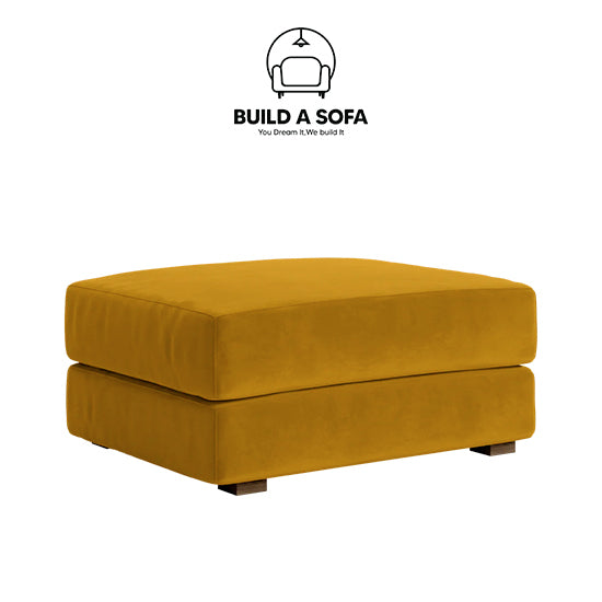 Plush Fabric Footstool