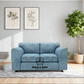 Alaska Fabric Full Back Sofa Set