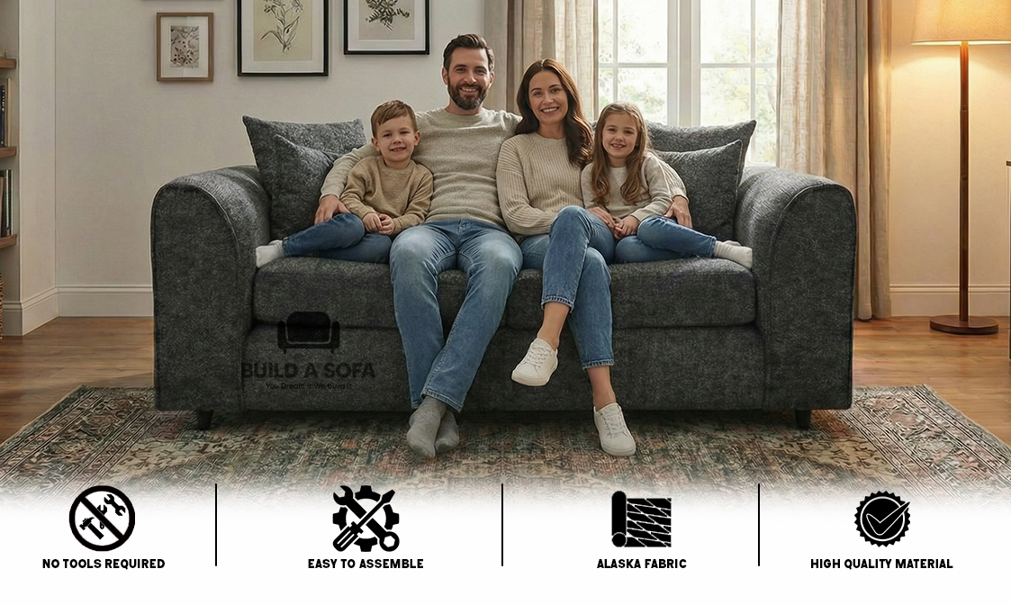 Lisbon Fabric Scatter Back Sofa Set extra image 7