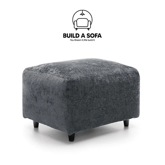 Alaska Fabric Footstool