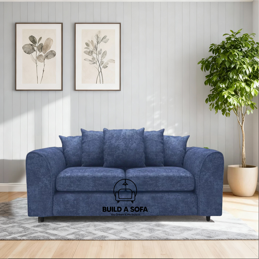 Alaska Fabric Scatter Back Sofa Set