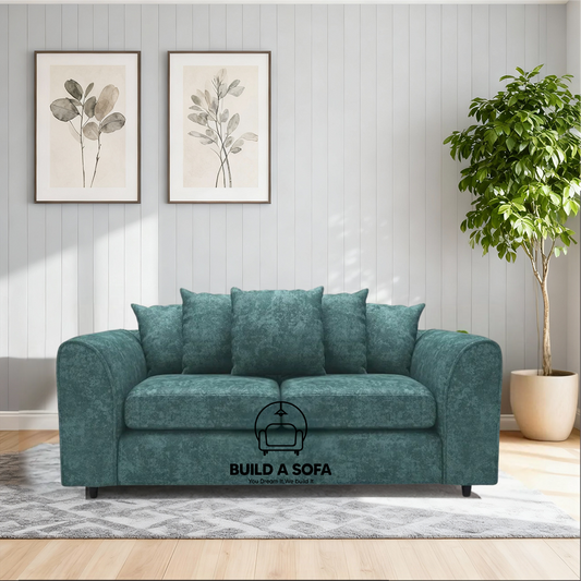 Alaska Fabric Scatter Back Sofa Set