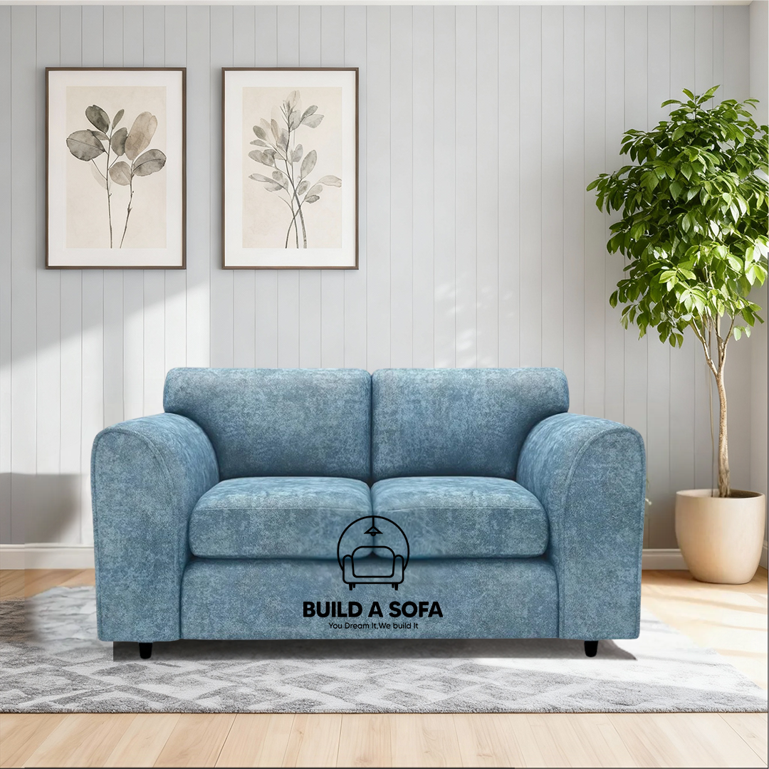 Alaska Fabric Full Back Sofa Set