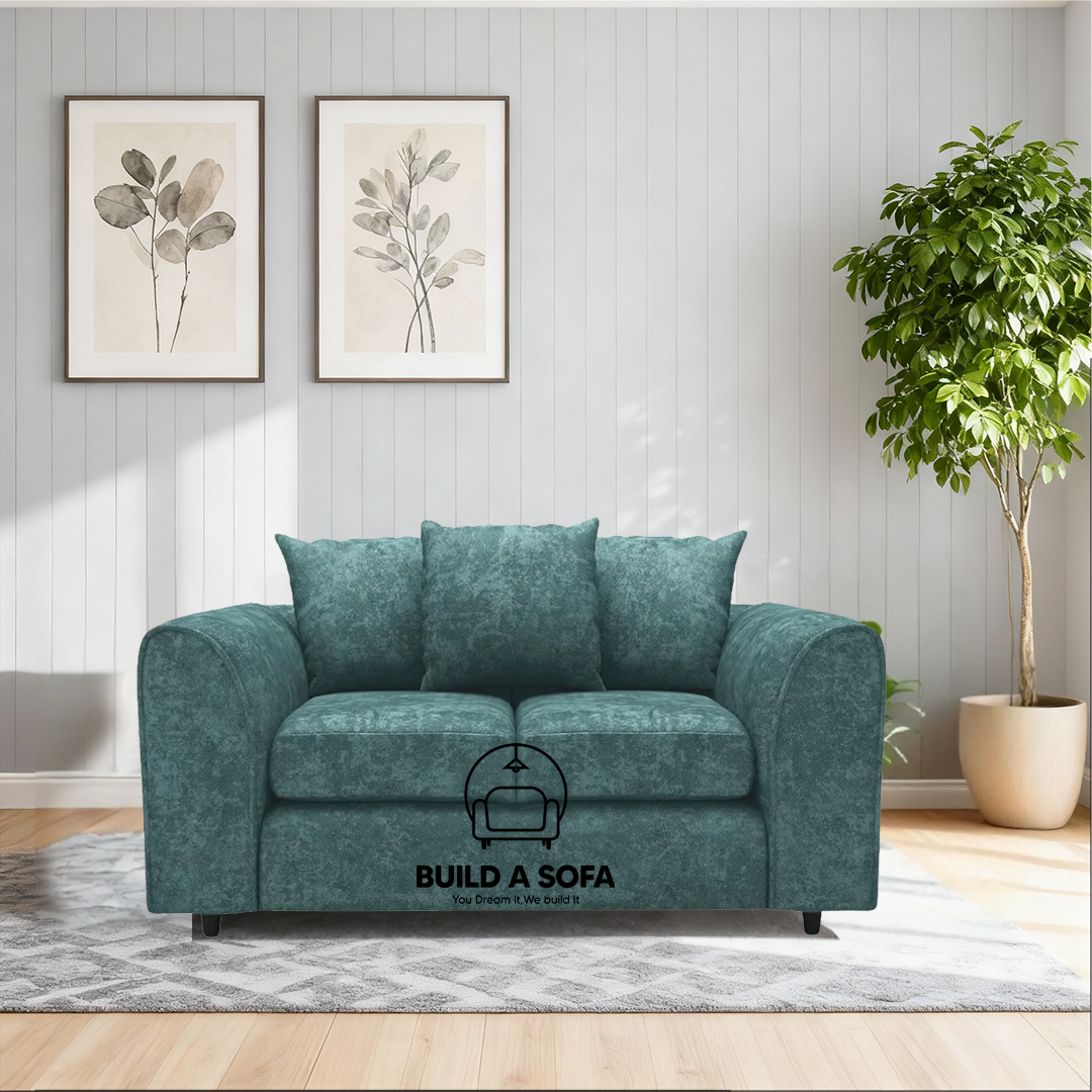 Alaska Fabric Scatter Back Sofa Set