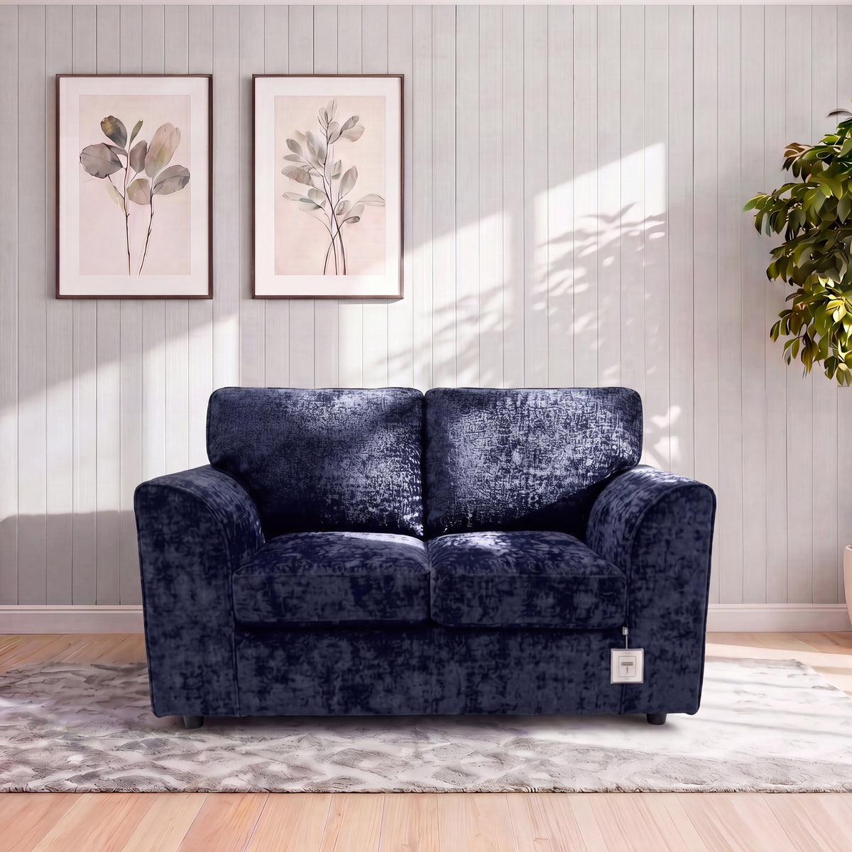 Alaska Fabric Full Back Sofa Set