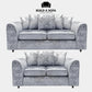 Crushed Velvet Scatter Back Sofa Set