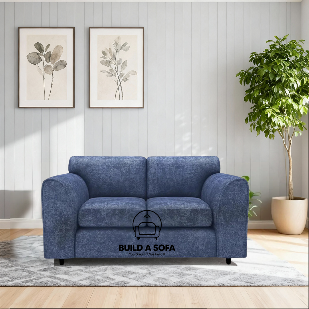 Alaska Fabric Full Back Sofa Set