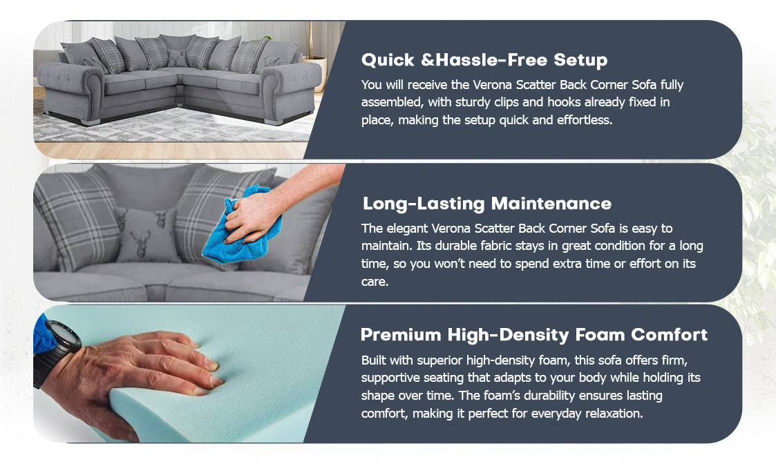 Verona Scatter Back Corner Sofa extra image 5