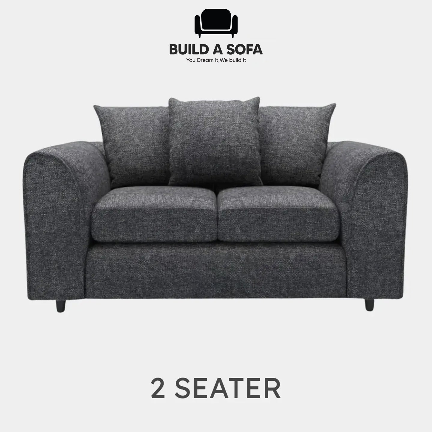 Lisbon Fabric Scatter Back Sofa Set